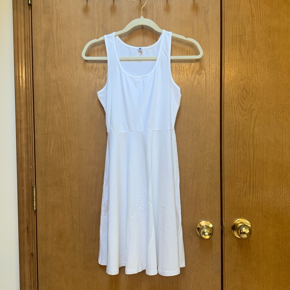 White cotton dress